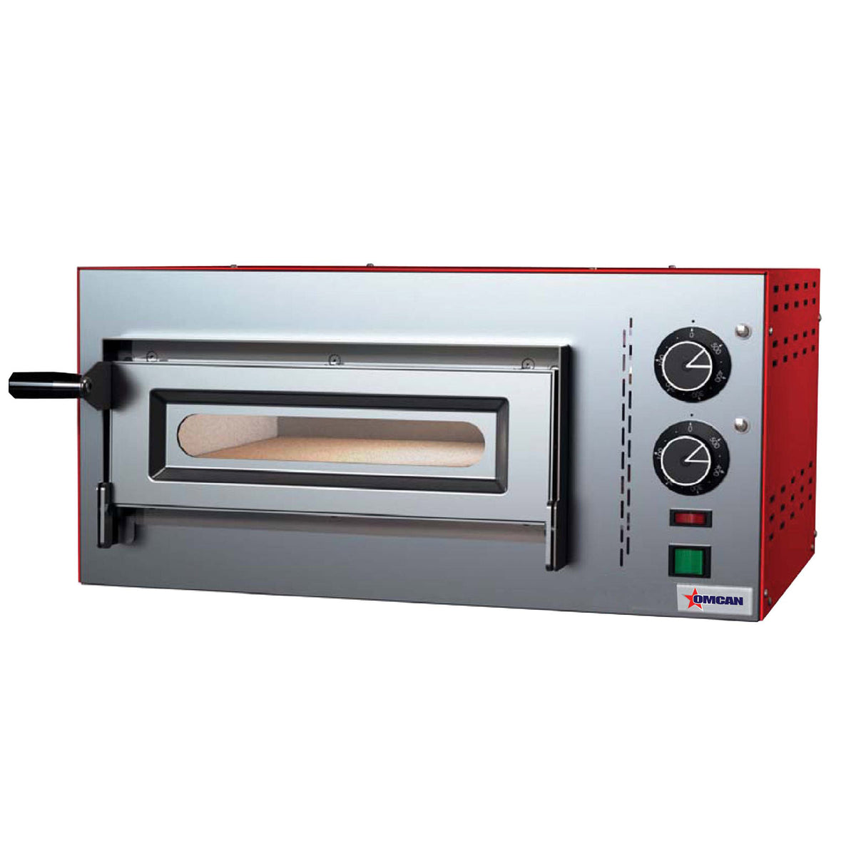 Omcan 40633 Electric Deck-Type Pizza Bake Oven | 22.8" Wide