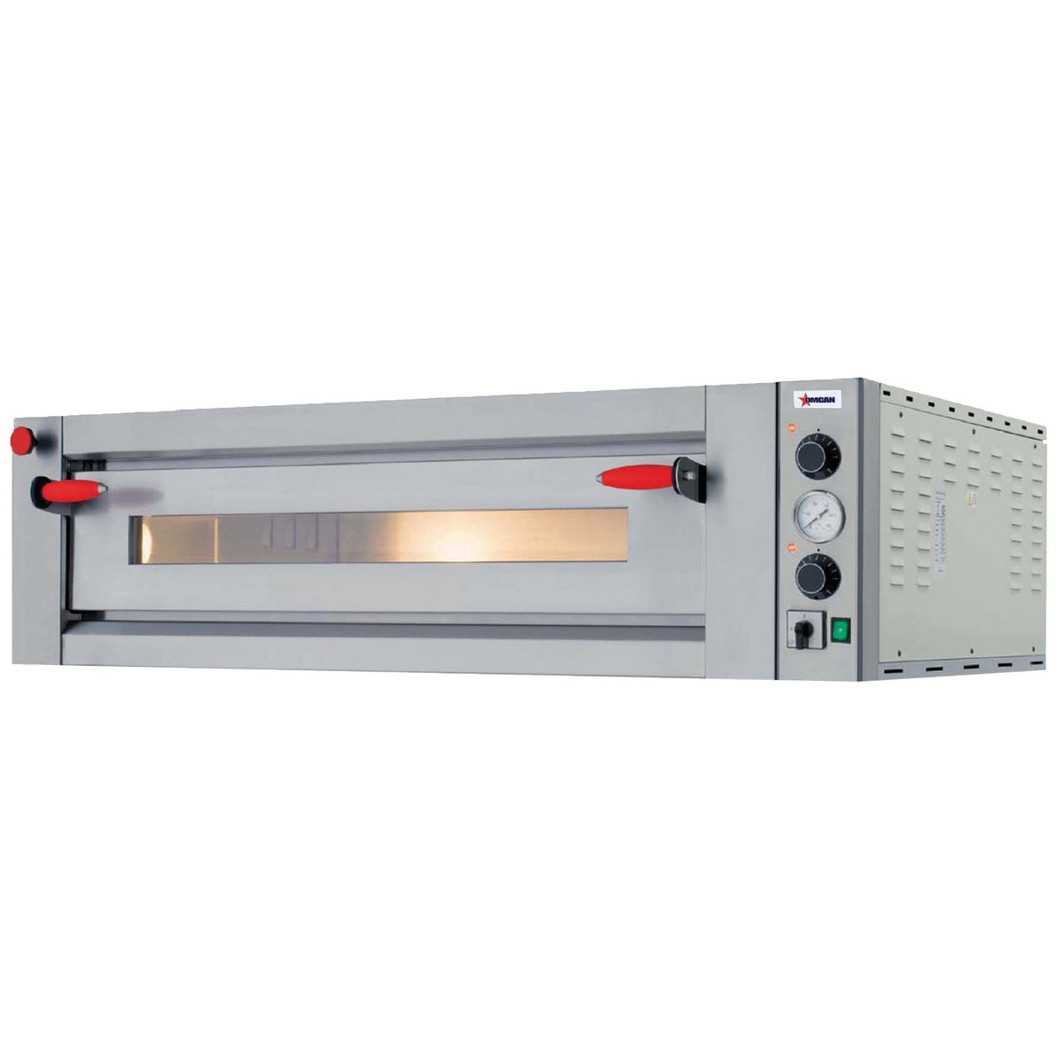 Omcan 40637 Electric Deck-Type Pizza Bake Oven | 43" Wide