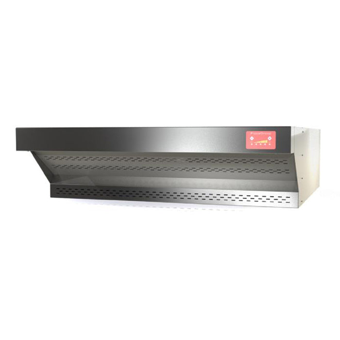 Omcan 40644 Stainless Steel Oven-Mount Hood for Double Chamber Fuoco Digital Series, 24in Width, Heavy-Duty Construction, Premium Finish