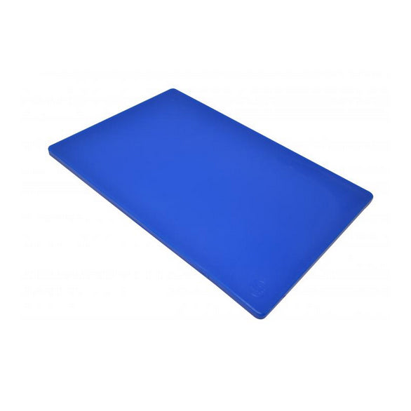 Omcan 41197 Plastic Cutting Board, 12" x 18" x 1/2" Blue, DishwasherSafe, USDA FDA NSF
