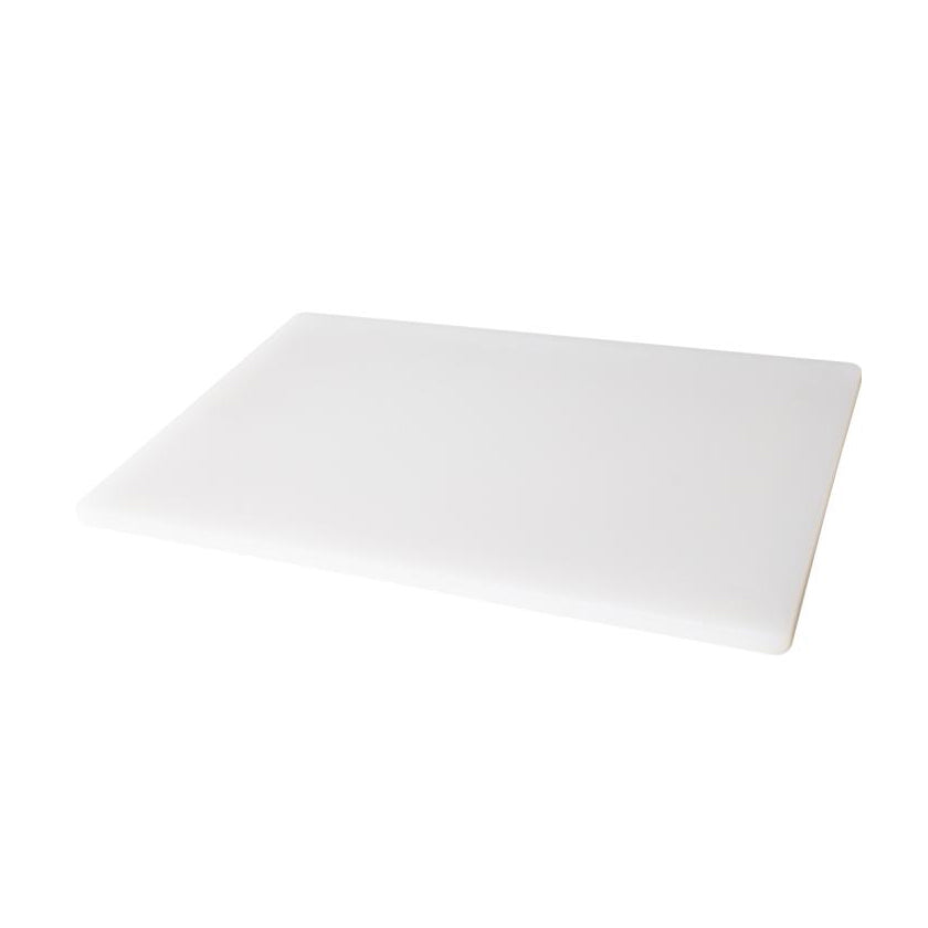 Omcan 41202 Cutting Board, 15" x 20" x 1/2" White Polyethylene, Dishwasher Safe, USDA/FDA/NSF
