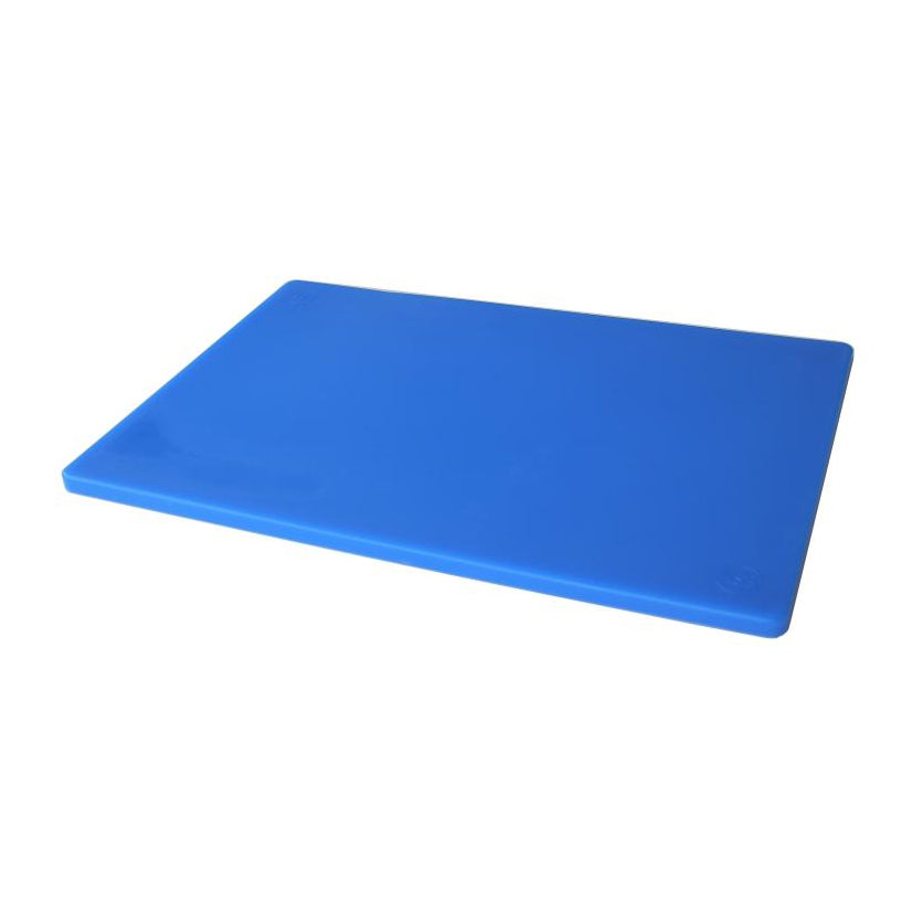 Omcan 41203 Plastic Cutting Board, 15" x 20" x 1/2" Blue, Dishwasher Safe, USDA/FDA/NSF