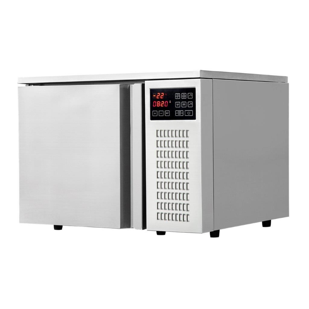 Omcan 41454 25" Reach-In Blast Chiller 3 GN 1/2 Pan Capacity, Digital Control Panel