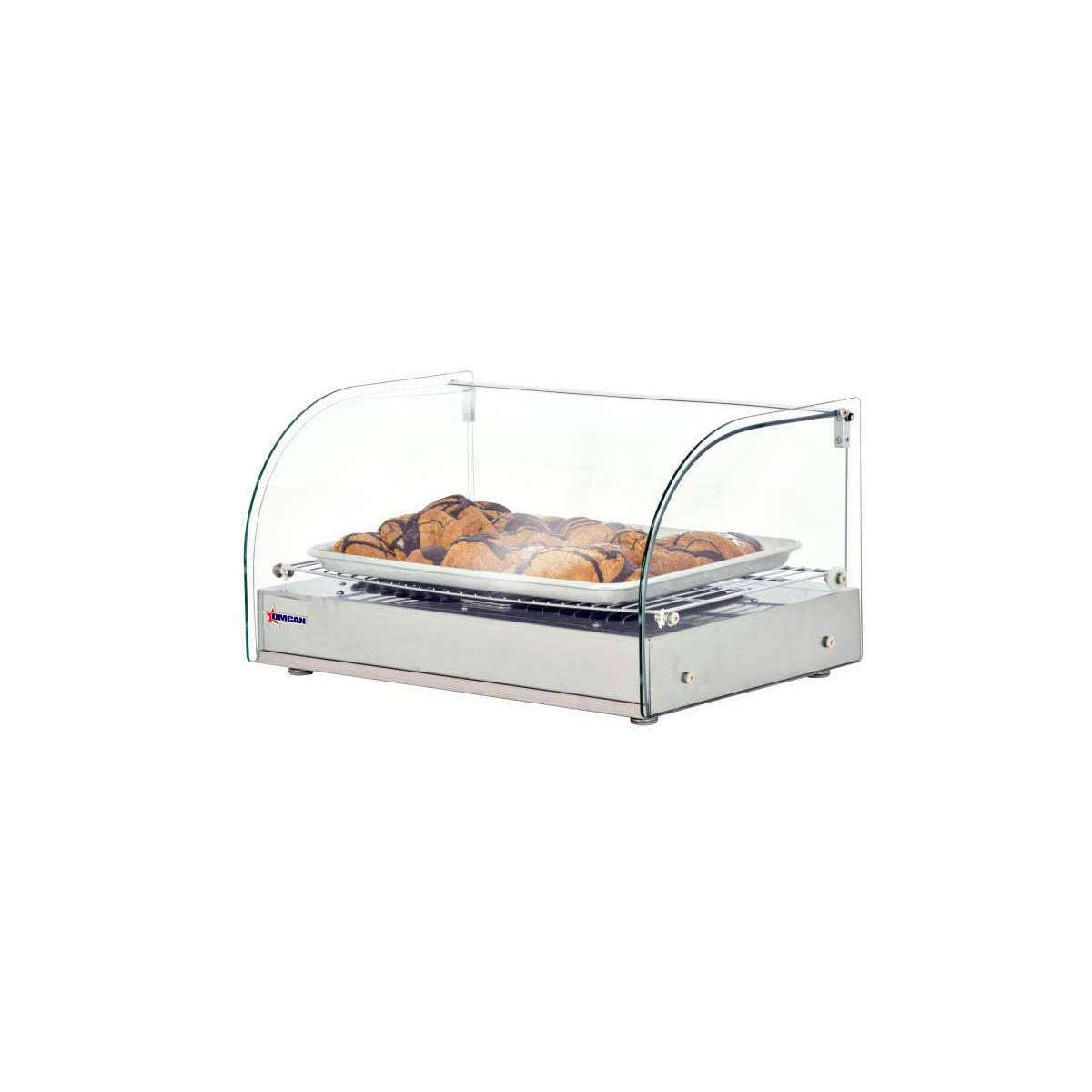Omcan 41868 22" Countertop Hot Food Display Case