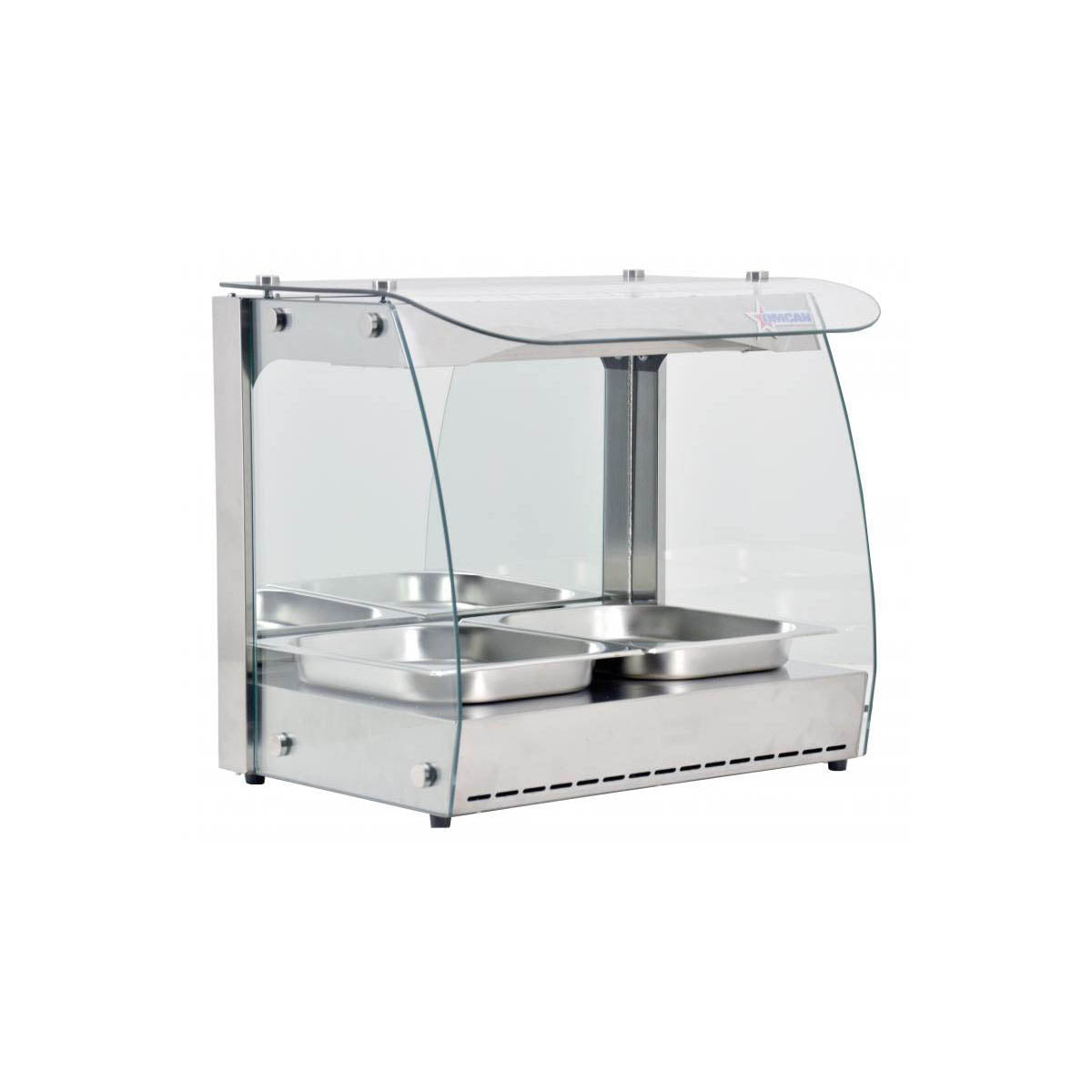 Omcan 43120 22" Countertop Hot Food Display Case