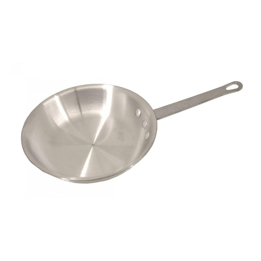 Omcan 43330 Fry Pan - 8" Aluminum Fry Pan, Uncoated, 3.5mm Thick, Riveted Handle, NSF