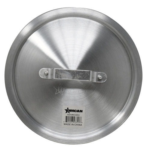 Omcan 43353 Aluminum Cookware Lid, 4.5 Qt Cover for Pots & Pans, Construction