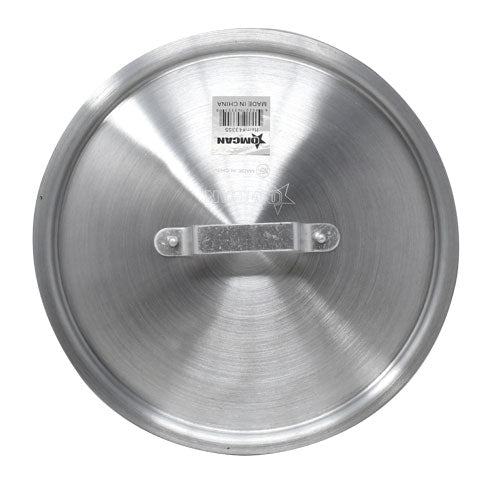 Omcan 43355 Aluminum Cookware Cover, 7-Qt Lid for Pots & Pans, Commercial Construction