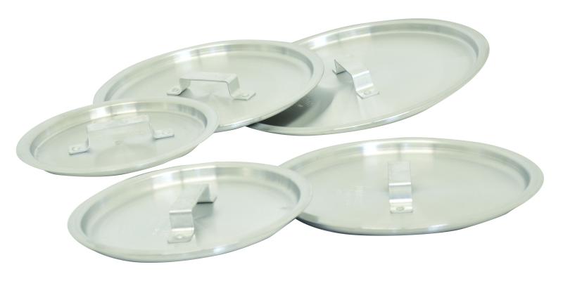 Omcan 43385 Stock Pot Lid, 17.3" Diameter, Fits 60 Qt Stock Pot, Aluminum, Flat Round Design