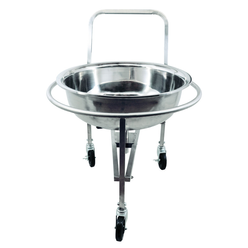 Omcan 43469 Roto Cart, 31"W x 36.5"D x 39.75"H, Stainless Steel, 3 Welded Wheels
