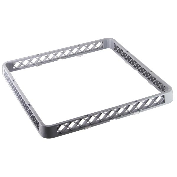 Omcan 43504 Dishwasher Rack Extender, Gray, 19.7" x 19.7", Full Size, 1.75" Inside Height