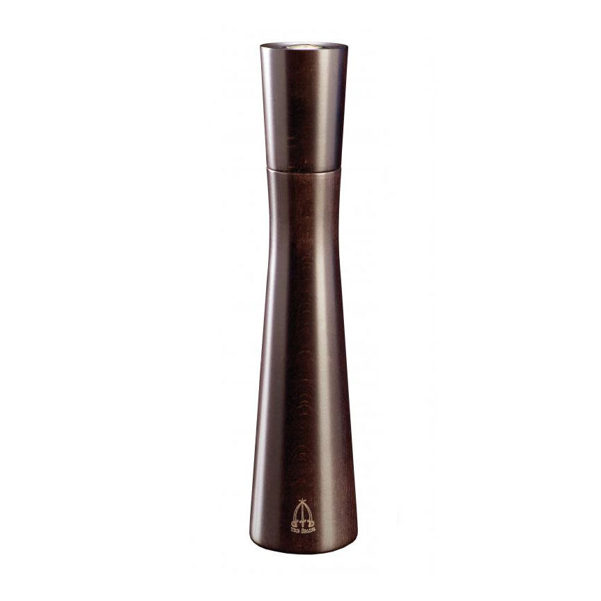 Omcan 43676 Turandot Pepper Mill, 10.24" (26 cm) Tall, Beech Wood, Mechanism, Steel Shaft