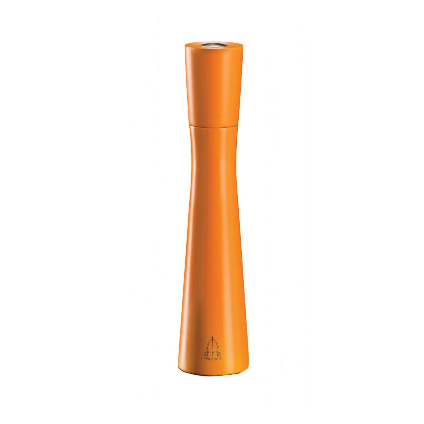 Omcan 43677 Turandot Pepper Mill, 10.24" Tall, Tempered Steel Conic, Italian Beech Wood, 20-Year