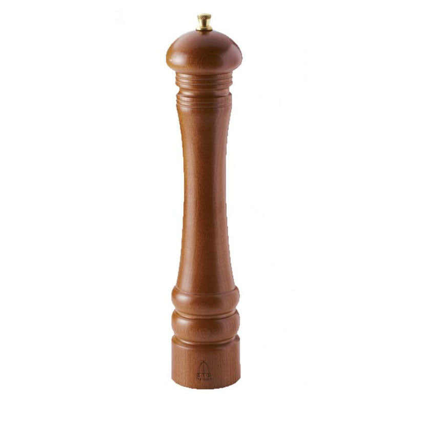 Omcan 43710 TRE SPADE Pepper Mill, 10" Tall, Italian Beech Wood, Wood, 26cm