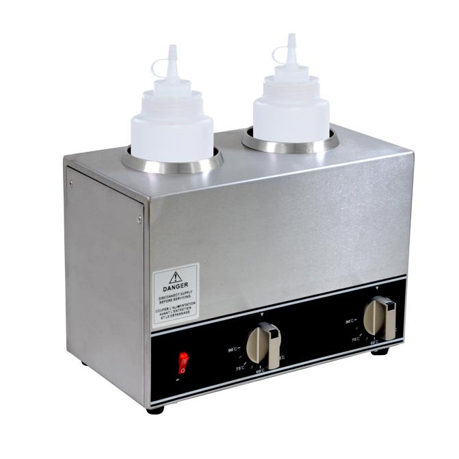Omcan 44178 (Fw-Cn-1602) Double Bottle Sauce Warmer, Countertop | (2) squeeze bottles