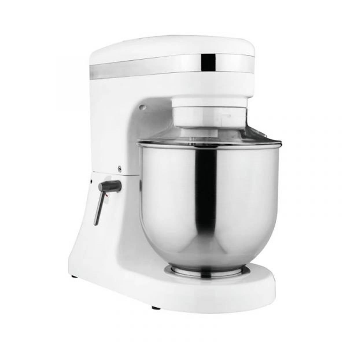 Omcan 44306 Countertop 7 qt Planetary Mixer with Guard, Variable Speed, 0,36 hp | 9.06" Wide