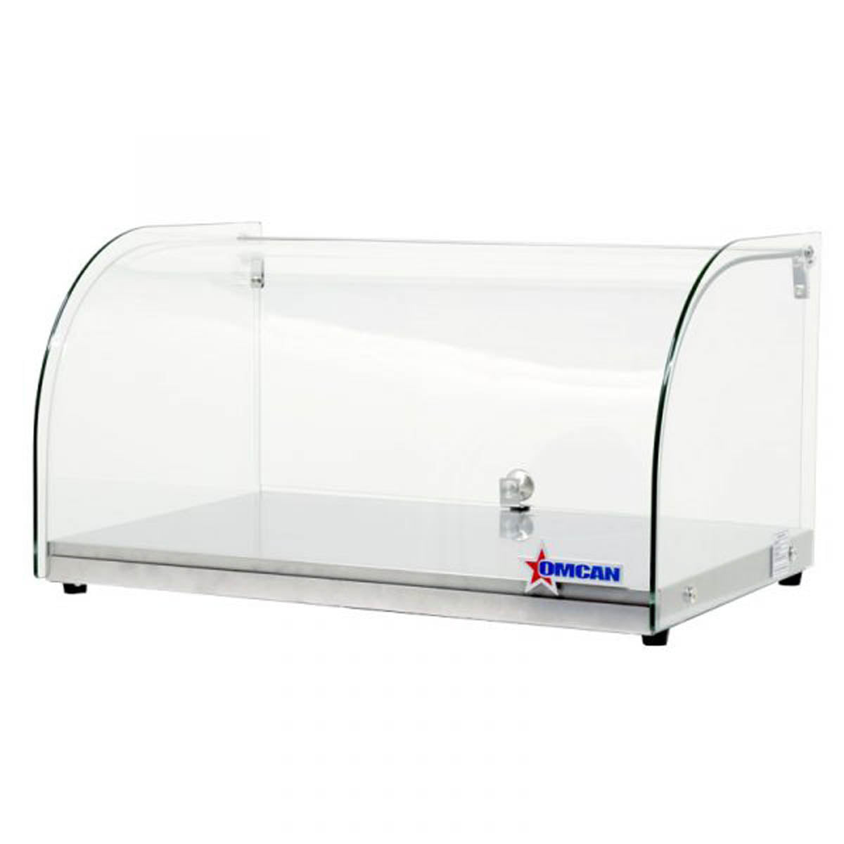 Omcan 44370 (44370) Display Case, Countertop, Curved Front Glass | glass & stainless steel