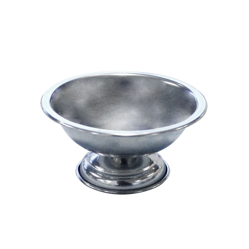 Omcan 44449 3.5 oz Stainless Steel Sherbet Dish, Footed Base, Dessert Bowl | 3 oz