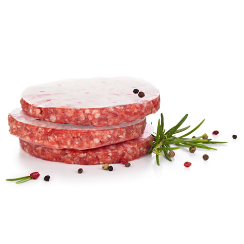Omcan 44476 Hamburger Patty Paper, 5" Round, Perforated, Wax Coated, 500pcs/Pack - Restaurant Meat Prep