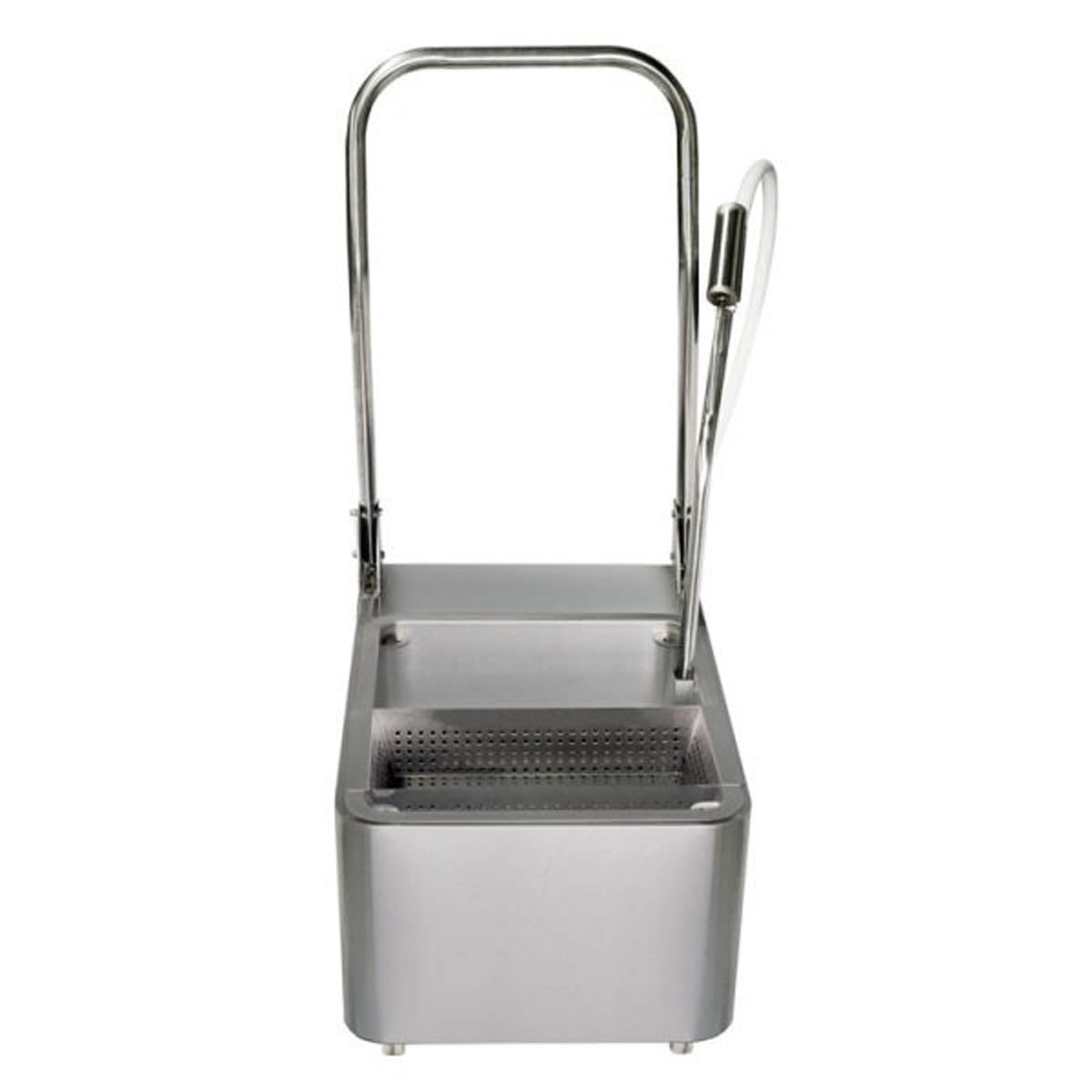 Omcan 44481 Mobile Fryer Filter | stainless steel tank & cabinet