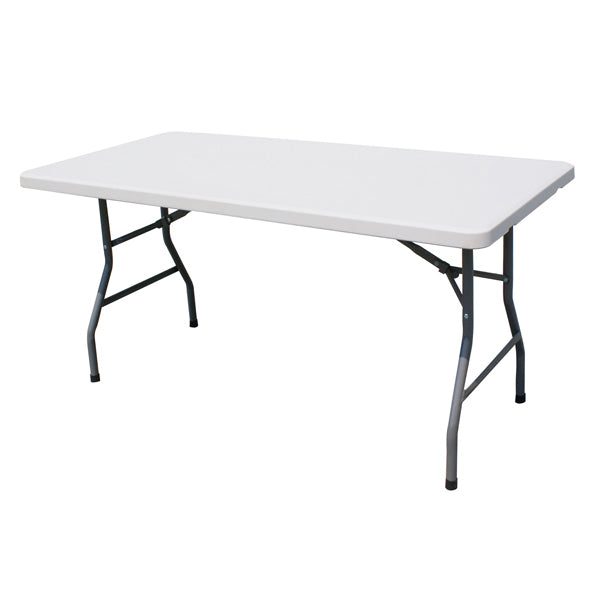Omcan 44489 Rectangle Folding Table | 59.4" Wide