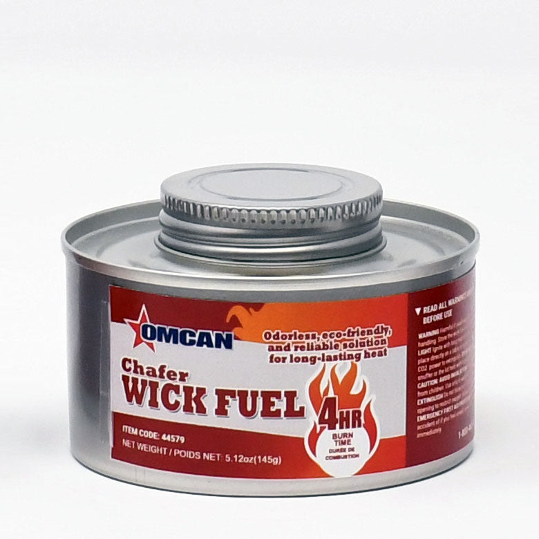 Omcan 44579 Chafing Dish Fuel, Wick-Powered 4-Hour Burn Time, Twist-Cap for Heat, Accessory | 0" Wide
