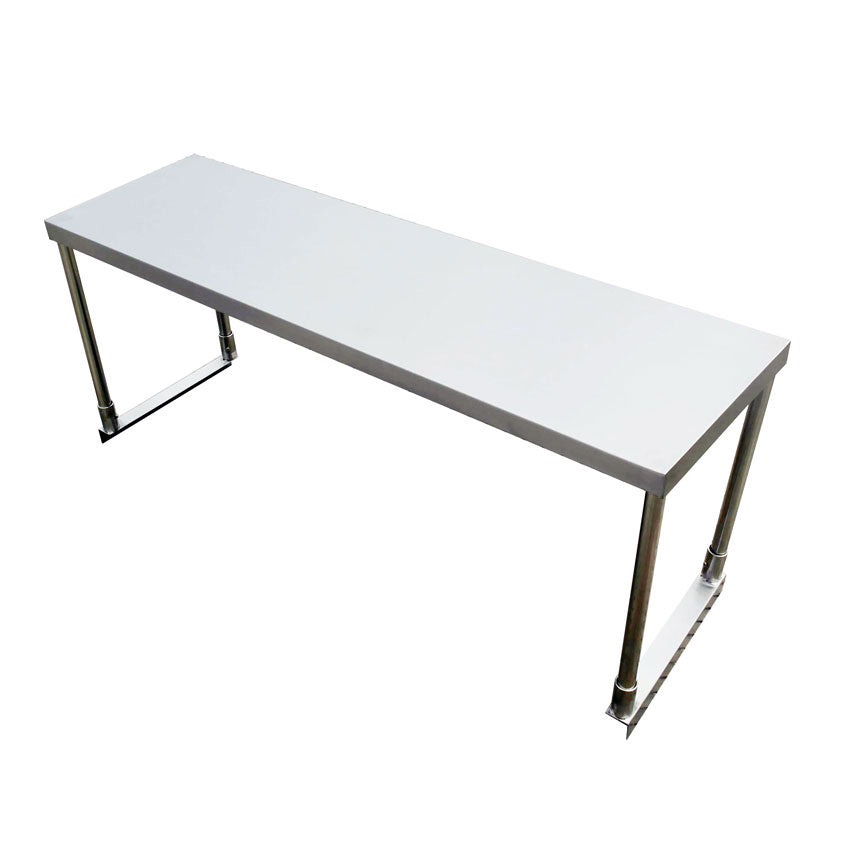 Omcan 44618 Table-Mounted Overshelf | stainless steel