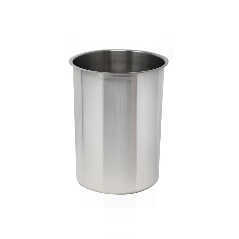 Omcan 44652 Bain Marie Pot, 1.25 Qt, 5.25" Dia x 6" Deep, Stainless Steel