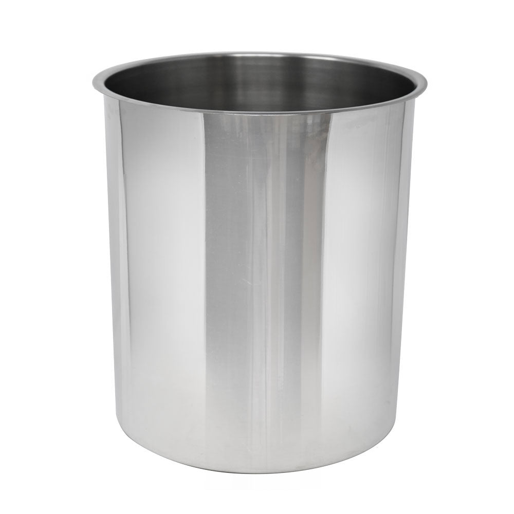 Omcan 44658 Bain Marie Pot, 12 Qt, 10" Dia x 10.5" Deep, Stainless Steel