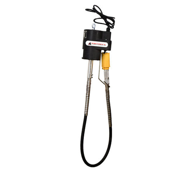 Omcan 45357 Electric Fish Scaler - 5' Shaft, 1/3 HP 110V, Tooth Head with Safety Guard | 20" Wide