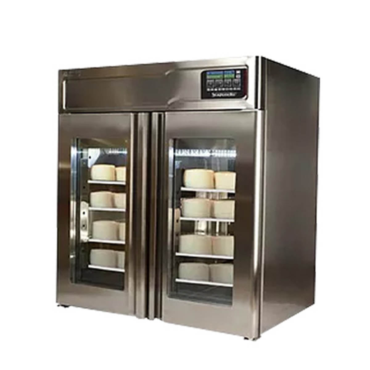 Omcan 45517 43" Affinacheese Countertop Cheese Drying Cabinet, Two Doors, Stainless Steel, 132 lbs/60 kg