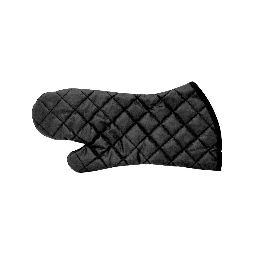 Omcan 46345 Oven Mitts, 15" Charcoal Cotton, Flame-Retardant, Heat-Resistant 428°F, Skull Design