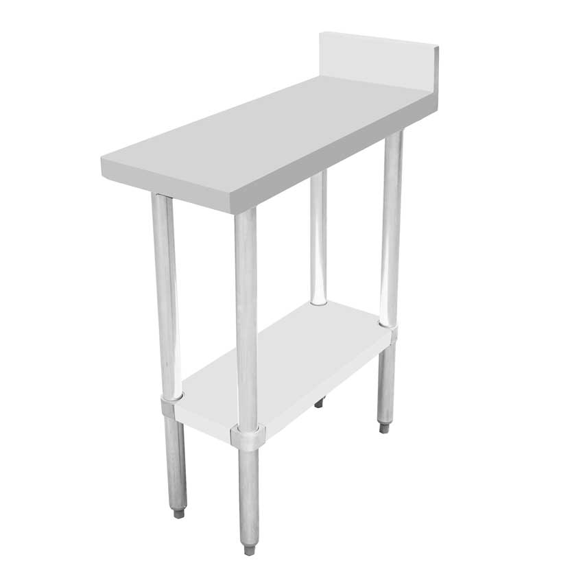 Omcan 46513 Stainless Steel Top 12" - 21" Work Table