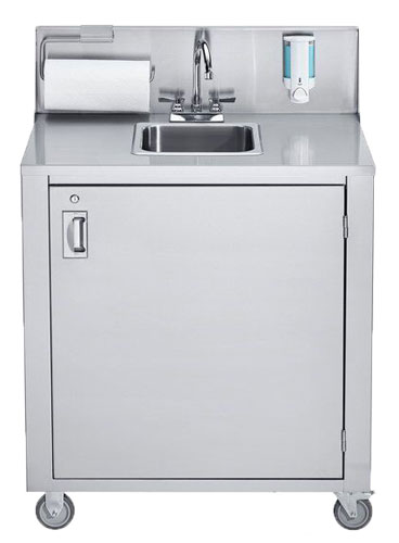 Omcan 46788 (46788) Portable Hand Sink, 12" X 14" X 6" Bowl