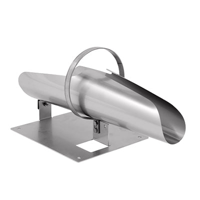 Omcan 46792 Roast Tyer, 21-1/2" L, 3-1/2" Front Opening, 9" Rear Opening, Stainless Steel, NSF