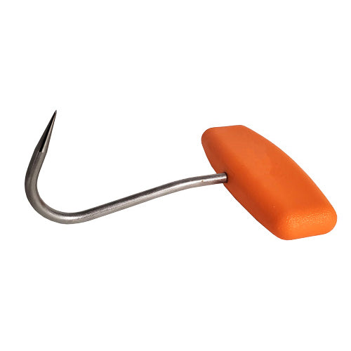 Omcan 46815 Boning Hook, 4" T-Shaped Fillet Knife, Precision Cutting Tool for Kitchen Use