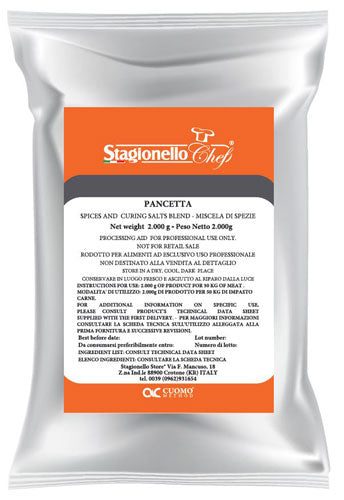 Omcan 47001 Curing Salts & Spice Blends for Fermentation Salami Pancetta, 2 kg Bag - 2/Bag