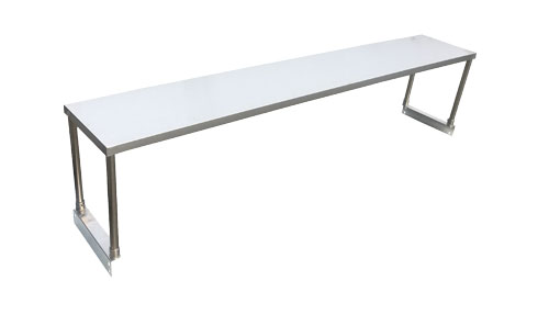 Omcan 47020 Table-Mounted Overshelf | 72" Wide