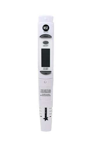 Omcan 47203 Digital Probe Thermometer, 1-1/4" LCD Display, Protective Sleeve, NSF