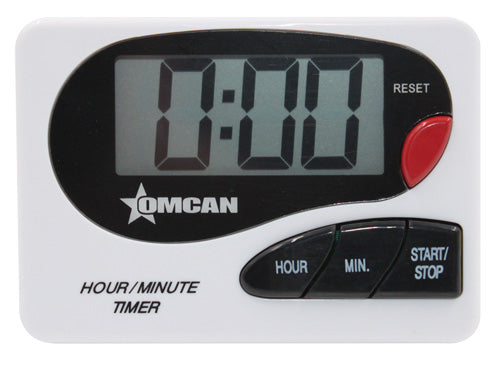 Omcan 47227 Digital Kitchen Timer with Hour-Minute Countdown, LCD Display - Dozen | 0" Wide