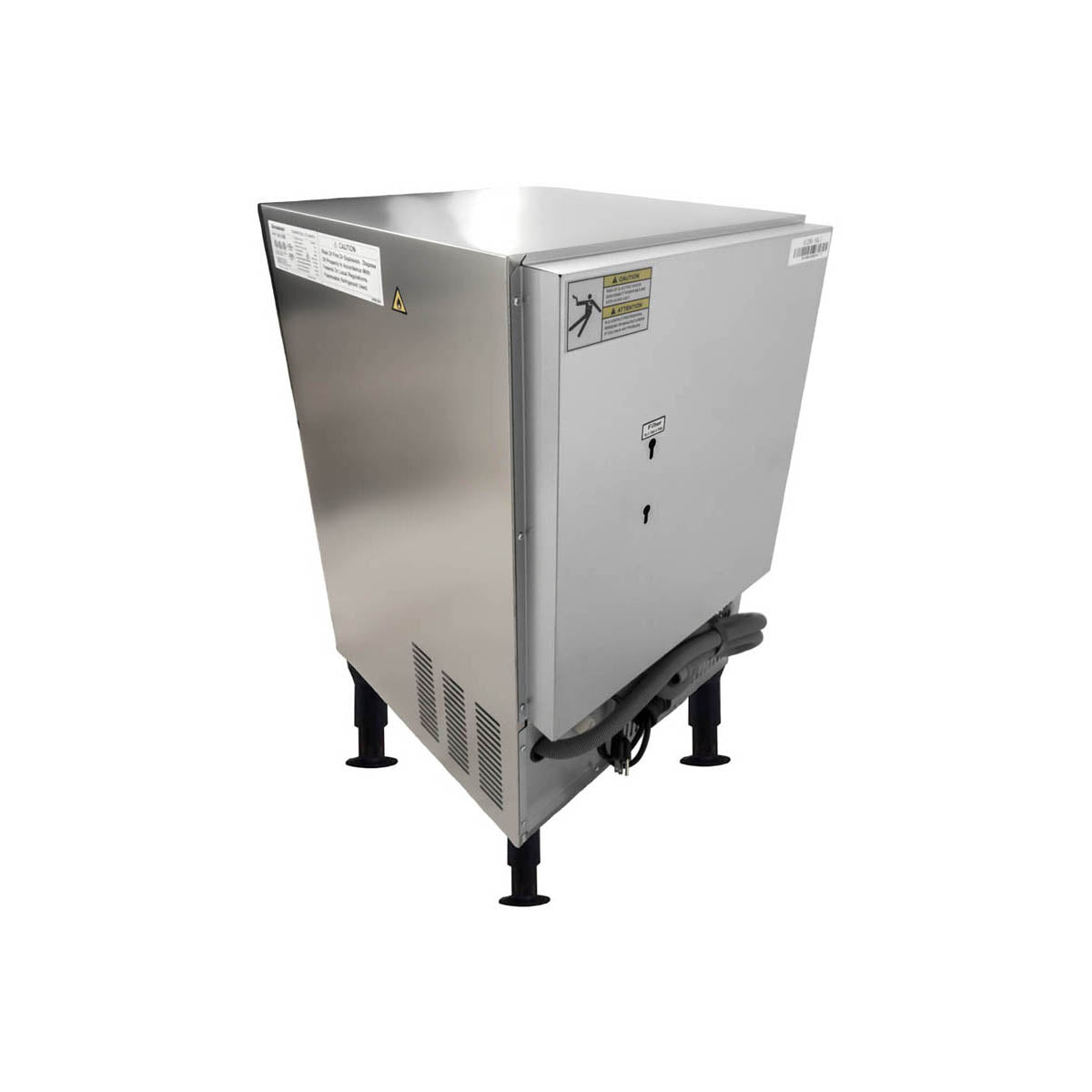 Omcan 47483 23" Air Cooled Full Cube 120 lb Undercounter Ice Machine with 40 lb Bin