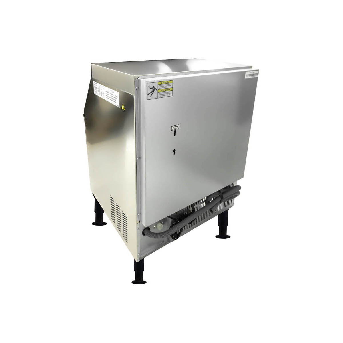 Omcan 47484 26" Air Cooled Full Cube 210 lb Undercounter Ice Machine with 80 lb Bin