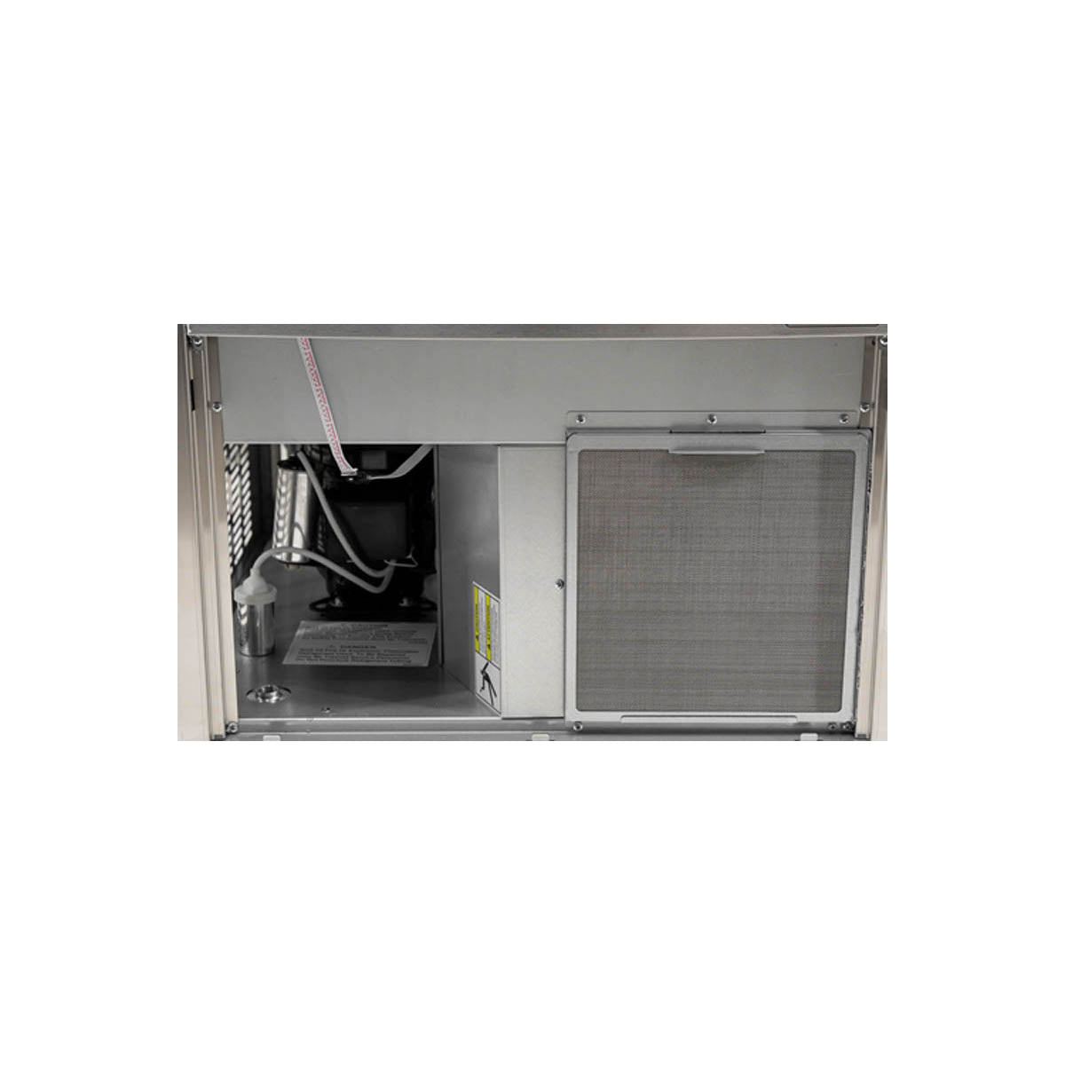 Omcan 47484 26" Air Cooled Full Cube 210 lb Undercounter Ice Machine with 80 lb Bin