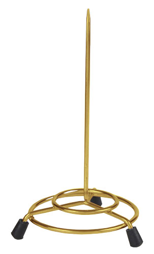 Omcan 47488 Check Spindle - Brass Plated Cheque Spindle, Durable | 20" Wide