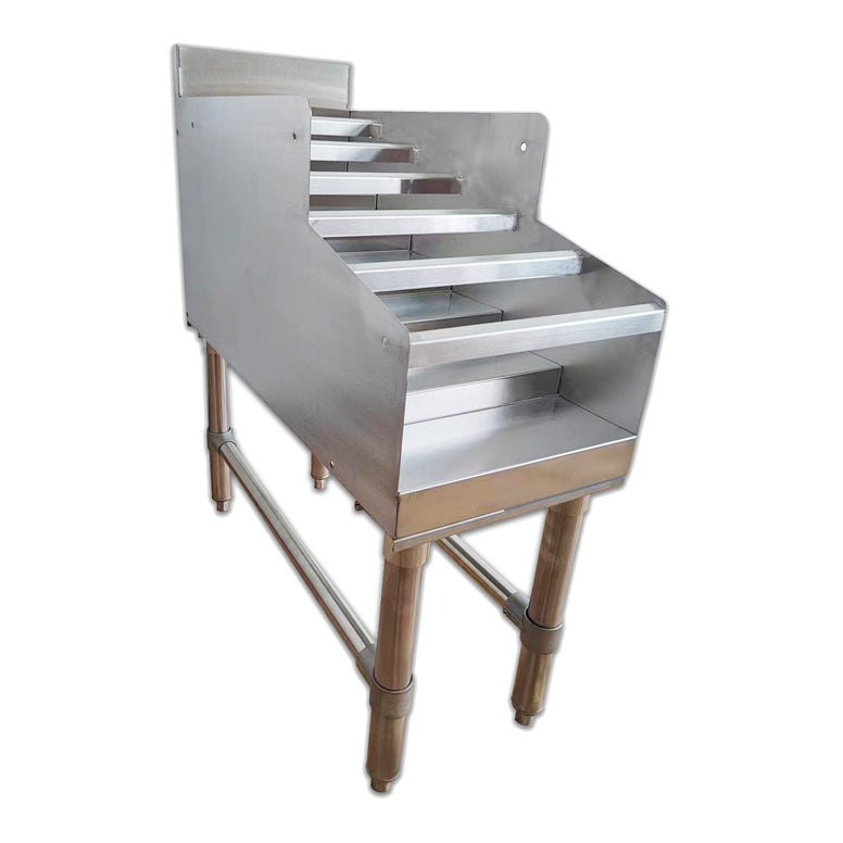 Omcan 47522 Underbar Liquor Bottle Display Rack | stainless steel