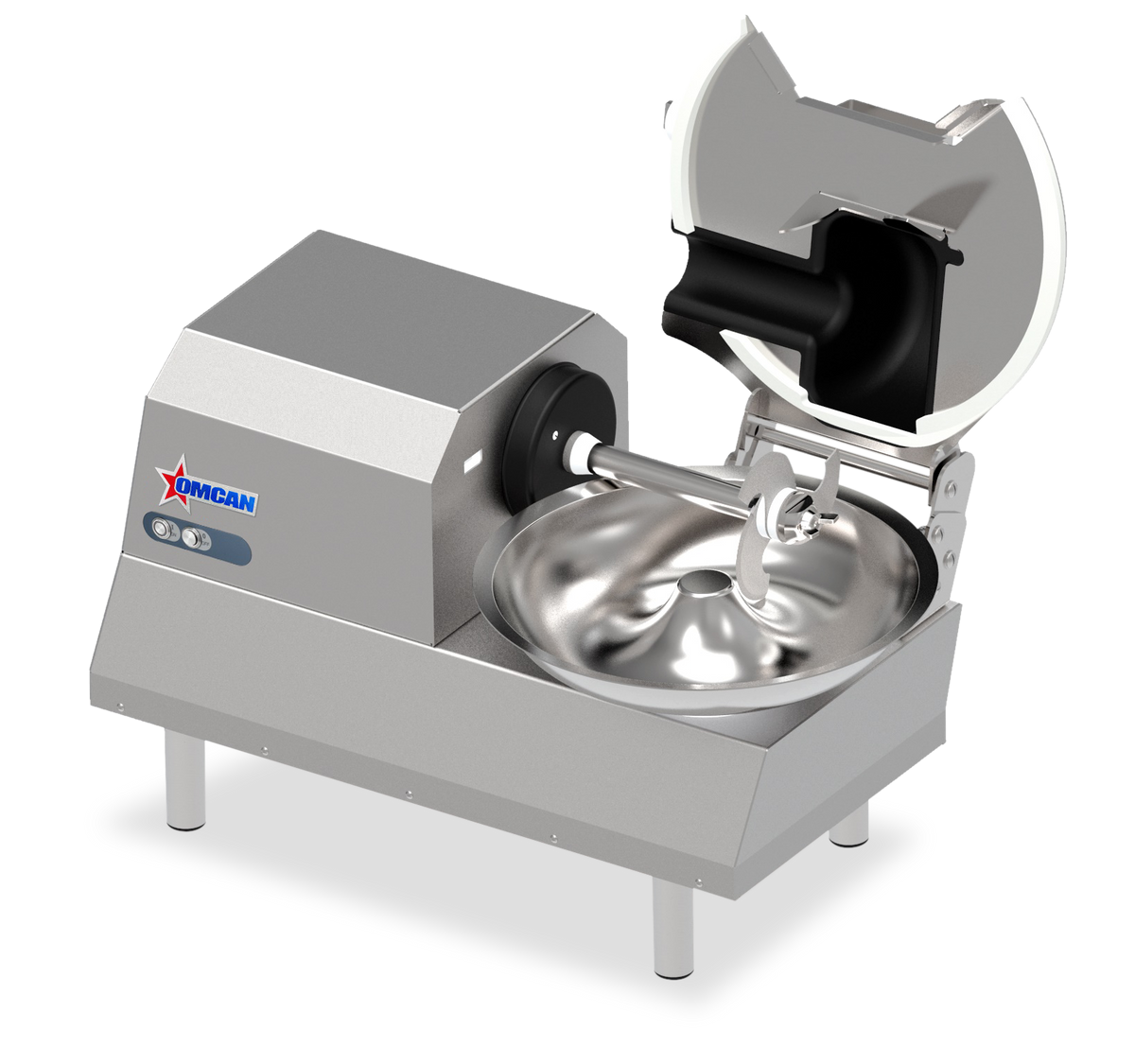 Omcan 47711 (Fp-It-0006) Bowl Cutter, Horizontal, 10 Lb. Bowl Capacity | 32.75" Wide