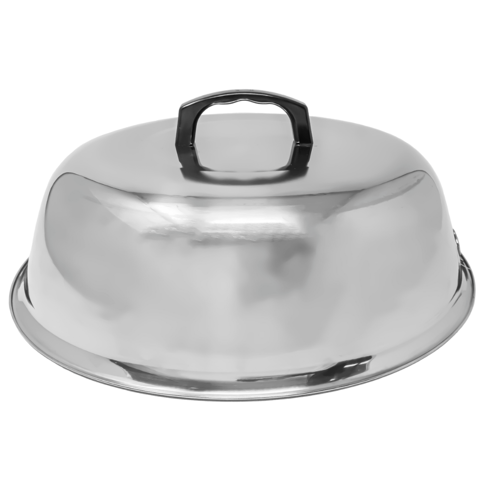 Omcan 47865 Wok Cover, 16" Diameter Stainless Steel, Restaurant Cookware Essential