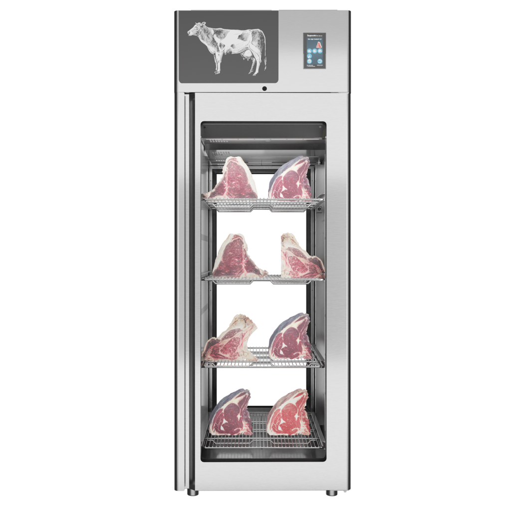 Omcan 48038 Stagionello Dry Age 3.0 Cabinet, 24.7 cu. ft. Capacity, 26.6°F-95°F Range, 4 Shelves (77 lb) | 28.7" Wide