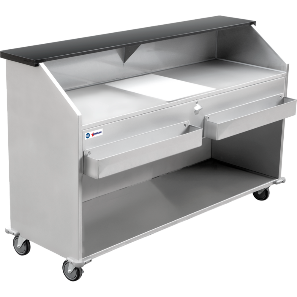 Omcan 48068 Portable Bar | 74" Wide