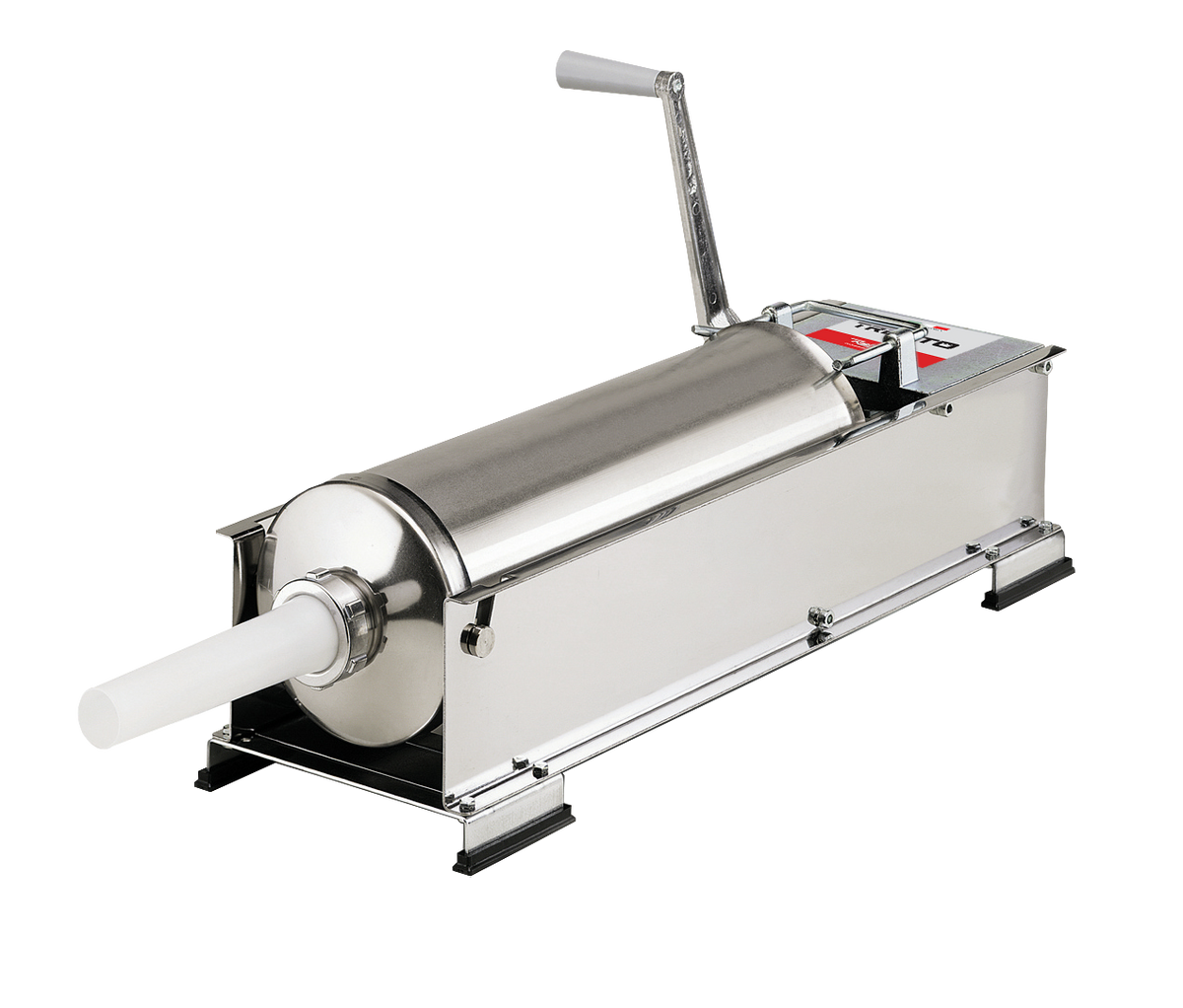Omcan 48166 Trento Manual Sausage Stuffer, 22 lb Capacity, Stainless Steel, Horizontal Gear Drive | 21 - 29 lb